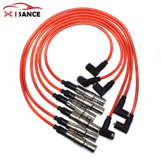 폭스바겐 VW 골프 제타 1999-2002 VR6 2.8L 7MM용 새 점화 플러그 와이어 021998031