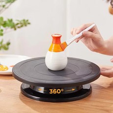 도자기 회전판 세라믹 점토 조각 회전판 세라믹 점토 조각 수작업 DIY 드로잉 직선 세라믹 케이크 회전판