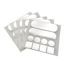 다파요 냄비 구멍 수리 균열 스티커 알루미늄 접착 테이프 패치 시트 방수 고온 저항 스티커 다용도패치, 2개