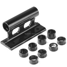 자전거 랙 퀵 릴리스 블록 알루미늄 합금 자동차 루프 포크 마운트 홀더 야외 용품 액세서리, 01 Black, 1개, 색상: 2. Black