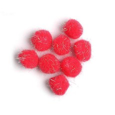 반짝이퐁퐁 25mm 빨강 만들기재료 만들기수업 교실게시판꾸미기 jga*1968SW