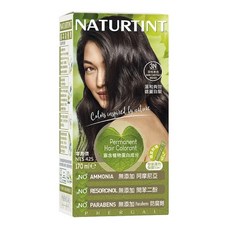 Naturtint 赫本植物性永久染髮劑, 1個, 3N | 深棕黑, 深棕黑