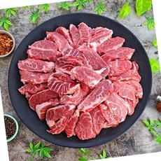 VGD 돼지 뒷고기 볼살 통볼살 통두께 5kg 돼지뒷다리 사태고기 국거리고기, 1개