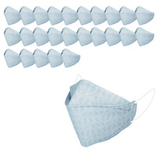 캐드원 나인방역용마스크(대형)(KF94)패션 컬러 그레이 국내생산, 25개