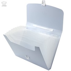 리치점빵 버클형 인덱스 파일백 3p세트(퍼플블루) 손잡이 문서