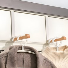 디코앤코 문걸이행거 수납 방문옷걸이 미니 도어행거, 1. 화이트