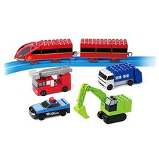 TOMICA 多美積木 TOMICA&PLARAIL 積木玩具 兒童益智 創意拼裝, 1個, 入門組, Multi-color