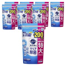 Kao 花王 Cucute 珂珂透 洗碗機用洗碗粉補充包, 900g, 8個