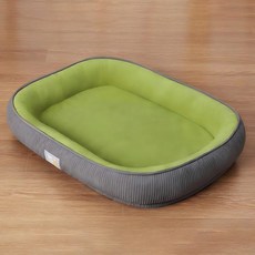 따뜻하고 편안한 수면 매트 애완동물 수면 매트 & 부드러운 고양이/강아지 침대, 1개, 녹색