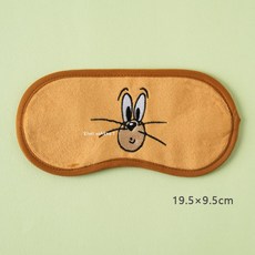 韓國大創Daiso 湯姆與傑利 睡眠眼罩 傑利, 1個, 黃色