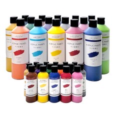 아크릴물감 대용량 전문가용 발색좋은 취미 화방 아크릴물감세트, 100ml_화이트