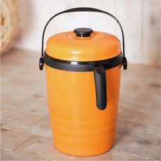 매직크린 음식물 쓰레기통 3L 손잡이형 오렌지, 1개, 상세페이지 참조