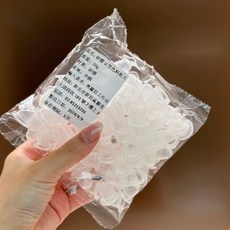 【AURORA快速出貨】矽膠色料杯100入 高品質戒杯 戒杯不傷針 軟戒杯 顏料杯 紋繡色乳 指套色料杯 色乳杯 紋繡, 1個, 透明色料杯M