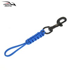 스쿠버 다이빙 스테스 볼트 스냅 후크 로프 손으로 짠 발광 고정, 5.Royal blue