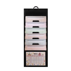 문구류 매달기 피아노 접이식 파일함 사무용 수납 가방 다층 세로형 대용량 수납 백
