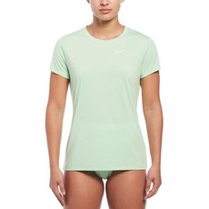 ㅇ매장정품ㅇ 나이키스윔 [나이키스윔] 여자래쉬가드 에센셜 숏 슬리브 하이드로가드 NESSD350-338 132352
