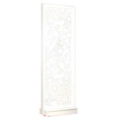 白色樹形鳥籠雕花隔屏 玄關隔斷裝飾屏風, 1個