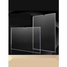 엘리베이터 광고 아크릴 게시판 A4 부착형 안내판 홀더, 6. A5 가로 싱글