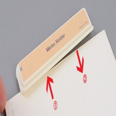 히히힛 부착메모홀더 110mm 접착식메모보드