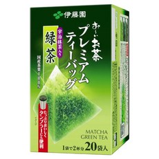일본 이토엔 오이오차 프리미엄 우지 말차 블렌딩 녹차 티백 1.8g 20포, 20개입, 1개