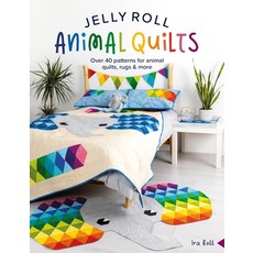 (영문도서) Jelly Roll Animal Quilts: Over 40 Patterns for Animal Quilts Rugs and More Paperback, David & Charles, English, 9781446310588