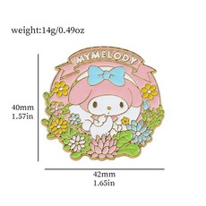 산리오 가방 뱃지 브로치, 투, 마이멜로디, 1개
