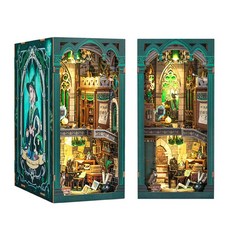 DIY 魔法書屋 模型小屋, 綠色, 1個