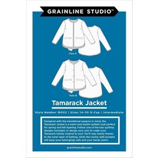 Grainline Studio LLC Tamarack 재킷 사이즈 14-30 패턴 없음