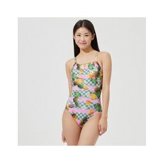 아레나 수영복 파인주스 원피스 드롭백 A4BL1LO66PNK