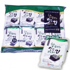 (맛있는 김) 16봉 김세트 파래김 도시락김 조미김 밥반찬, 16개