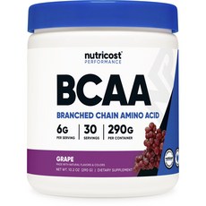 Nutricost BCAA 葡萄味, 1個, 290g