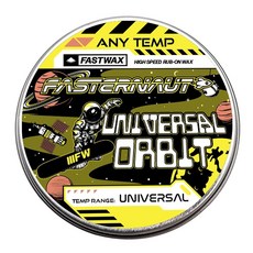Fast Wax Fasternaut Rub On 스키 & 스노보드 왁스 - 알파인 & 스노우보드 & 노르딕 & 다운힐 & 오지 스키어를 위한 빠르고 쉬운 부착 미국 제조 -, 모든 온도