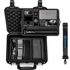 Lekufee DJI Osmo Nano 스탠다드 콤보 (64GB / 128GB) 휴대용 방수 하드 케이스 - 블로깅 카메라 DJI 마이크 3/2/미니 기타 액세서리(케이스, Lekufee DJI Osmo Nano, 스탠다드 콤보