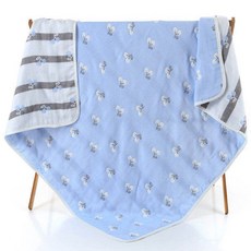 유아 목욕 수건 순수한 면 신생아 아기 덮개 담요 어린이 목욕 어린이 흡수 6 층 거즈 아기 목욕 수건, 앵두 란, 1개