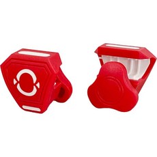 O SHIELD 미식축구헬멧 풋볼헬멧 모든 종류의 축구 헬멧 바이저에 적합한 실드 바이저 클립 높은 충격 흡수 능력 왜곡 감소 청 및 성인용 사용 가능, Red