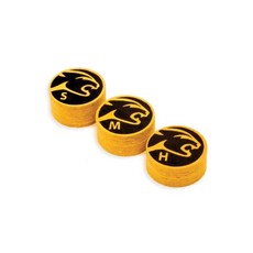 【國華撞球】314美洲豹皮頭，三種等級可選，專業撞球桿配件，提升控球精準度, 1個, M