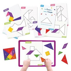 【京尼】【GiSCOO STEAM系列】磁力七巧板 益智教具組/京尼教育科技股份有限公司 五車商城, 1個