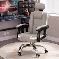 위즈룸 게이밍 PC방 컴퓨터 의자, 화이트그레이