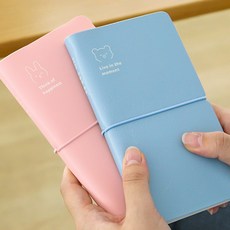 인디고 2026 오늘의 온도 슬림 위클리 다이어리 (날짜형 수첩형 주간), 1개, 베이비핑크