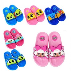 키즈 캐릭터 슬리퍼 160-200mm 아동 EVA 실내화 신비아파트 엘오엘
