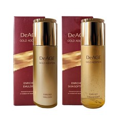 참존 디에이지 골드 애디션 인리치드 2종 스킨토너 + 에멀젼 각 110ml, 1세트