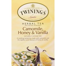Twinings Herbal Tea 카모마일 꿀과 바닐라 -- 티백 20개, 1.6g, 1