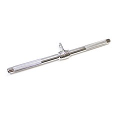 회전직선바 스트레이트바 연결비너포함세트 다운바 로프바 시티드로우 치닝바 렛바 랫바 프로스타일바 케이블바 웨이트손잡이, 실버, 1개