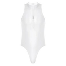 레슬링복 남자 바디슈트 남성 언더 셔츠 레오타드 시시 광택 민소매 피트니스 바디 옴므 더블 지퍼 게이 롬퍼 레슬링 싱글 점프 슈트