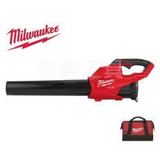 Milwaukee 美沃奇 18V鋰電無刷鼓風機 M18 FBL-801，強勁風力、輕巧便攜，適用於各種清潔場合, 1個, M18FBL-501B(單配快充大型袋)