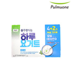 풀무원다논 하루요거트 플레인 4+2컵, 40g, 1개