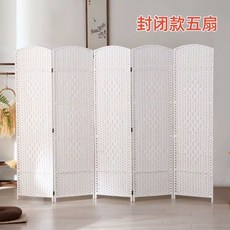 접이식 파티션 이동식 경량 50x180cm 가리개 원룸 방 현관 카페 4개 문, H. 1.7m 높이 40 너비 닫힌 문 5개