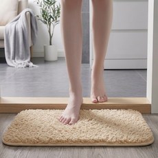 욕실 발매트 1+1 논슬립 미끄럼방지 빠른흡수 욕실 화장실 매트, 베이지