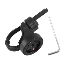 범용 자전거 테일 라이트 새들 지지대 에어태그 로케이터 마운트 자전거 테일 라이트 브래킷 가민 바리아, 01 black, 1개