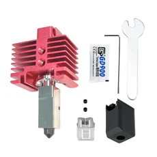 Bambu P1 핫 엔드 키트 서미스터 24V 65W 세라믹 카트리지 히터 가열 튜브 노즐, 01 Red Hotend